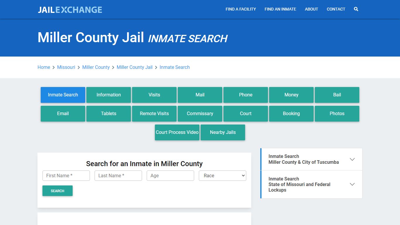 Miller County Jail, MO Inmate Search: Roster & Mugshots